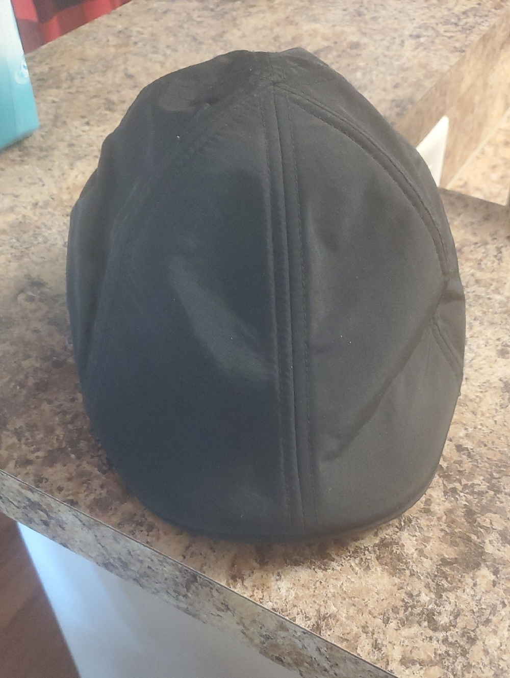 Men's Black Panel Cap - Unbranded